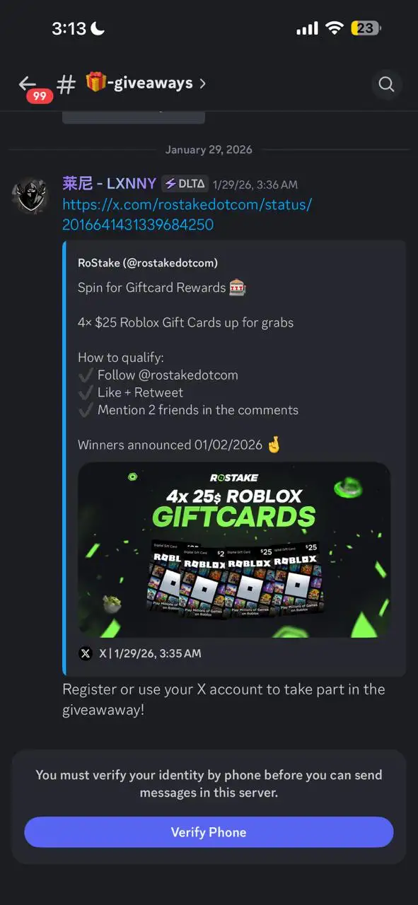 Delta Executor Discord giveaways