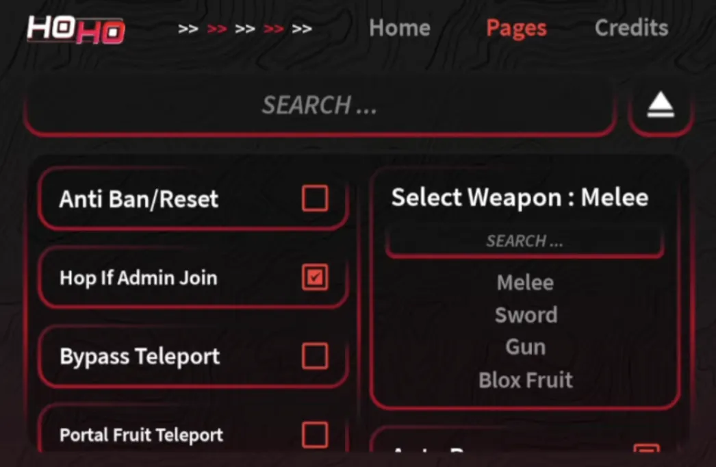 Hoho Hub v2 - Alternative Script