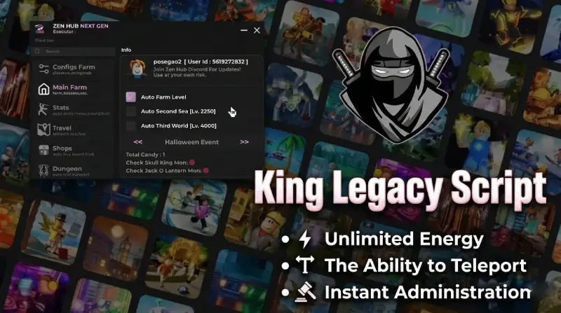 King Legacy Script
