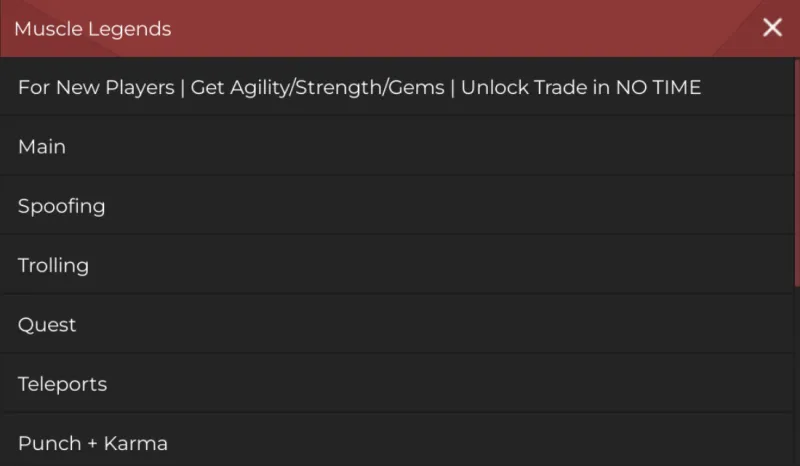 Muscle Legend Scripts