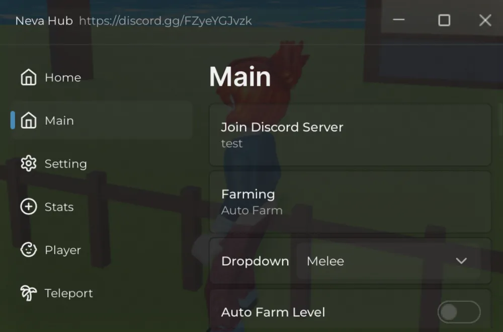 Neva Hub Script Features